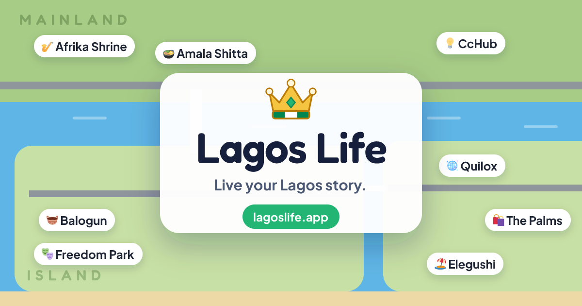 Lagos Life — the official share card
